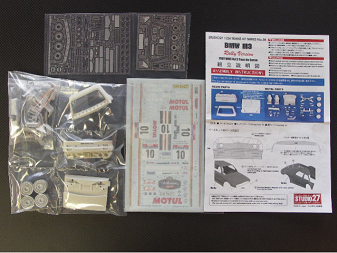 取寄せTK2438C スタジオ27 1/24 BMW M3 WRCツールドコルス1987(F社1/24