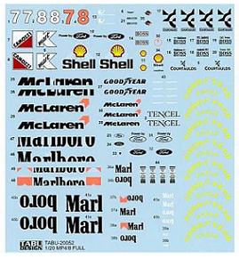 ���TABU-24010B ��������27 1/24 MP4/20 ���Х��ǥ������R���б���