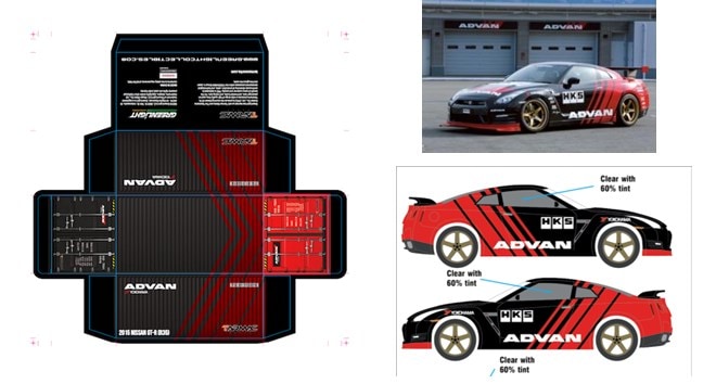 予約TG-51084 Tarmac Works x GreenLight 1/64 日産 GT-R ADVAN