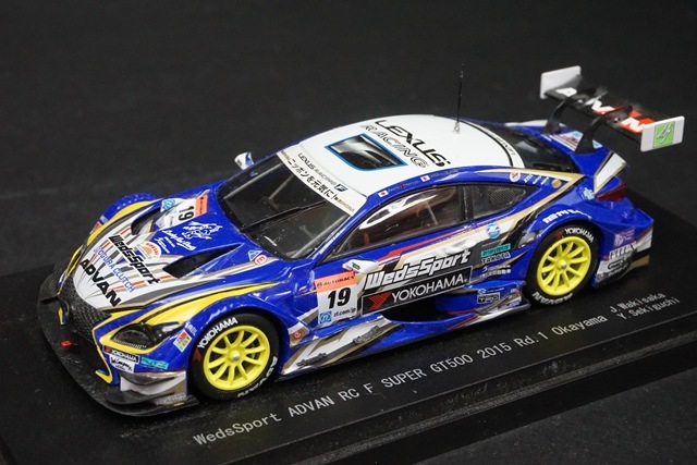 1/43 エブロ 45269 ウェッズスポーツ ADVAN RC F スーパーGT500 Rd.1