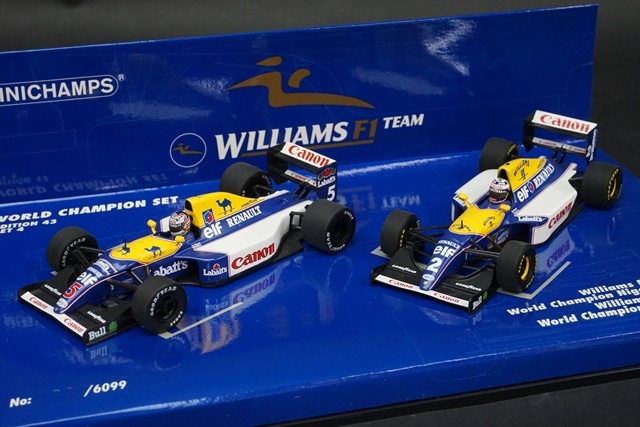 限定】 ミニチャンプス ウィリアムズ 1/43 F1 FW14B FW15C