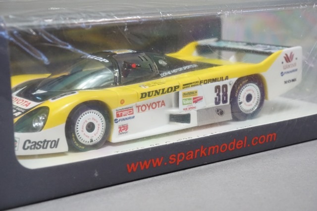 絶版 スパーク 1/43 トヨタ 86 C '86 ルマン / レイトン ハウス TOYOTA