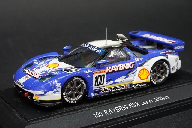 1/43 エブロ 43577 レイブリック ホンダ NSX JGTC 2004#100