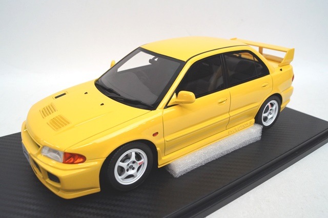 新品 17B06-08 onemodel 1/18 三菱 ランサー EVO III Dandelion Yellow