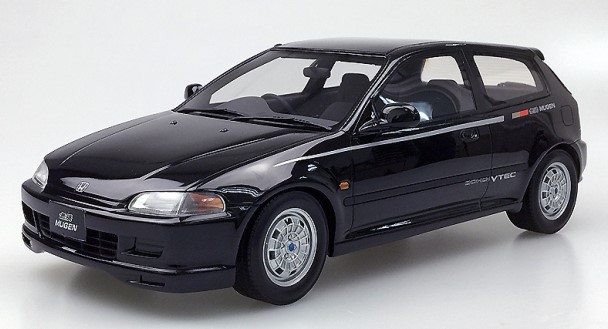 新品17C02-05 onemodel 1/18 ホンダ Civic EG6 無限 Flint Black