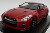 ����17C03-58 onemodel 1/18 ���� GT-R 2017 Vibrant Red