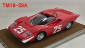 ͽ��TM18-58A �ƥ��Υ�ǥ�1/18 ���Х�� 2000 S �˥��֥륯��� 1969 ͥ���� #25 T.Hazemans