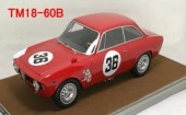ͽ��TM18-60B �ƥ��Υ�ǥ�1/18 ����ե� ���ᥪ ����ꥢ 1600 ���ץ��� GTA ���֥�� 1966 #36 J.Rindth