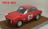 ͽ��TM18-60C �ƥ��Υ�ǥ�1/18 ����ե� ���ᥪ ����ꥢ 1600 ���ץ��� GTA ���ĥ� 1966 #63 De Adamich