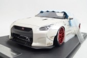 ����17B02-06 onemodel 1/18 LB Work R35 Ducktail Pearl White