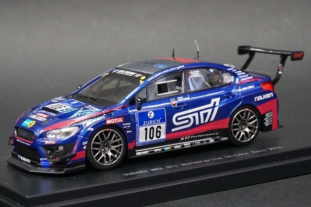 1/43 エブロ 45451 スバル WRX STI Nurburgring 24-hour Race 2016