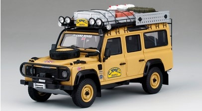 キャメルトロフィー 日本チーム 車両モデル/ 限定モデル(非売品) ランドローバー ディフェンダー 110 キャメルトロフィー