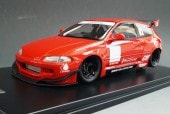 ����17B05-03 onemodel 1/18 �ۥ�� ���ӥå� EG6 ROCKET BUNNY Red