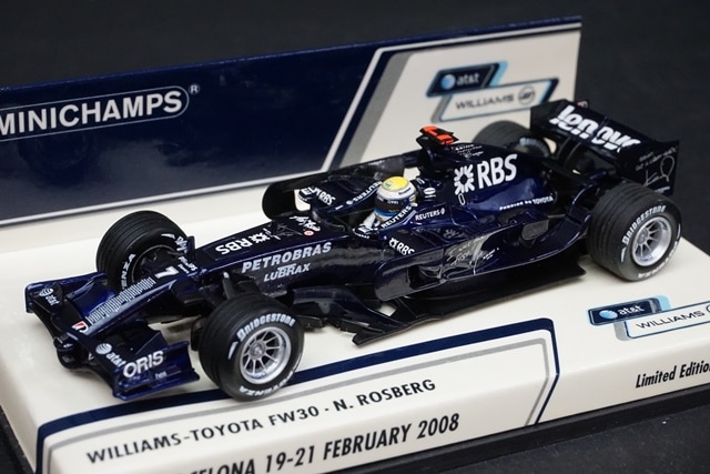 1/43 �ߥ˥����ץ� 400080207 AT&T �����ꥢ�ॺ �ȥ西 FW30 �ƥ��� �Х륻���� N.�����٥륰 2008#7