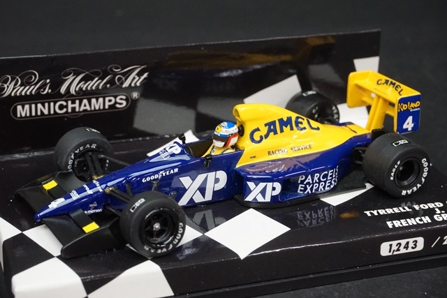 1/43 ミニチャンプス 400890004 ティレル フォード 018 1989 J.アレジ