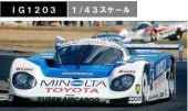 ͽ��IG1203 �����˥å�����ǥ�1/43 MINOLTA Toyota 89C-V (#36) 1989 Le Mans ��ȯ����߾���