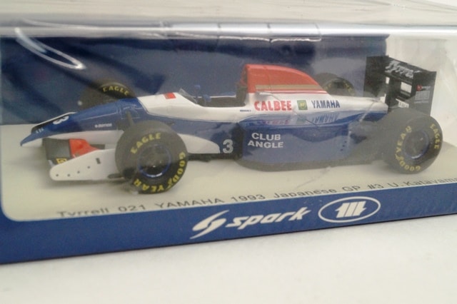 新品MMS004 スパーク 1/43 宮沢模型特注 ティレル 021 ヤマハ 片山右京