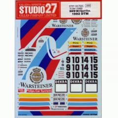 ���DC752C ��������27 1/24 BMW M3 "DTM1992"