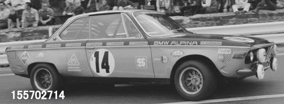 BMW 2800 CS アルピナ スパ ウィナーズ 1/18 ミニチャンプス