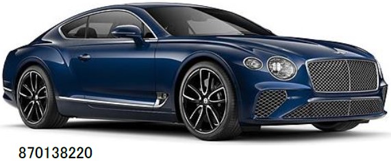 予約870138220 ミニチャンプス 1/87 ベントレー コンチネンタル GT