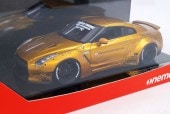 ����17B04-33 onemodel 1/43 LB Work R35 Ducktail Chrome Gold ��