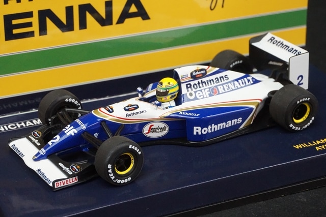 1/43 ミニチャンプス 540944302 ウィリアムズ ルノー FW16 A.セナ 1994