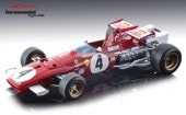 ͽ��TM18-64A �ƥ��Υ�ǥ� 1/18 �ե��顼�� 312B �����ꥢGP 1970 #4 Clay Regazzoni