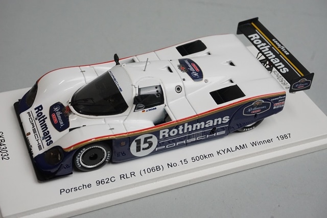 1/43 スパーク SKB43032 キッドボックス特注 ポルシェ 962C RLR (106B