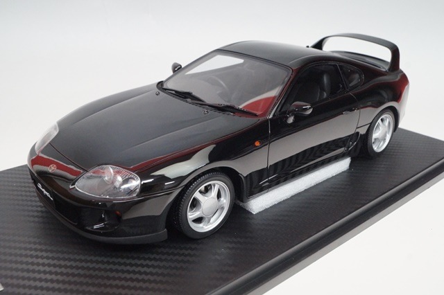 新品18C02-05 onemodel 1/18 トヨタ スープラ ブラック ※クリア