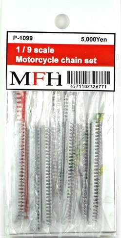 取寄せP1099 Model Factory Hiro 1/9 モーターサイクルチェーンセット