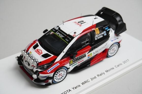1/43 Spark Toyota Yaris WRC モンテカルロ 2017 1/43 スパーク S5163 トヨタ ヤリス WRC モンテカルロラリー 2rd