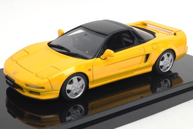 新品 17B18-08 ONEMODEL 1/43 ホンダ NSX-NA1 Spa Yellow Pearl, Boost