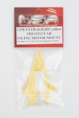 1250 NSR  TRIANGULAR INLINE MOTOR MOUNT EXTRALIGHT YELLOW -30% weight!!