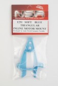 1251 NSR  TRIANGULAR INLINE MOTOR MOUNT SOFT BLUE