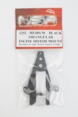 1252 NSR  TRIANGULAR INLINE MOTOR MOUNT MEDIUM BLACK