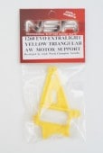 ����1260 NSR  EVO TRIANGULAR ANGLEW MOTOR MOUNT EXTRALIGHT Yellow -30% weight!!