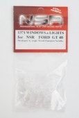 ����1371 NSR  FORD MKI-MKII GT40 WINDOWS & LIGHTS