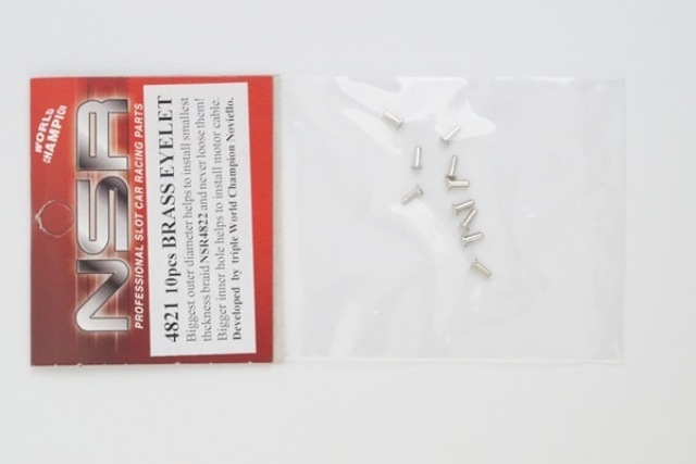 4821 NSR  BRASS CUP increase diameter to match thiner NSR braids (10pcs)