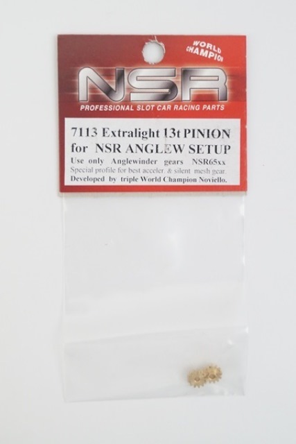����7113 NSR  PINIONS 13 Extralight & NO friction (2pcs) dia. 7.5mm for NSR AW