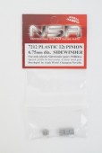 7212 NSR  Soft plastic PINIONS 12 SIDEWINDER Grey No Friction dia 6.75mm (4pcs)