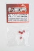 7213 NSR  Soft plastic PINIONS 13 SIDEWINDER Red No Friction dia 6.75mm (4pcs)