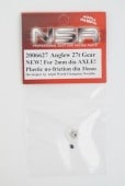 ����2006627 NSR  2mm ANGLEW soft plastic Gear 27t WHITE w/alu hub dia. 16mm