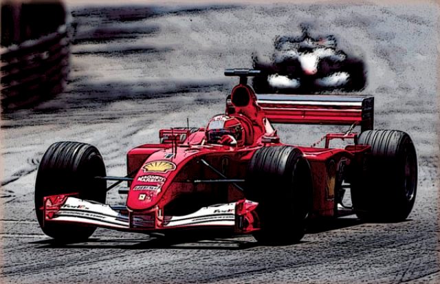 取寄せ TMK298 タメオキット 1/43 フェラーリ F-2001 Monaco G.P. 2001