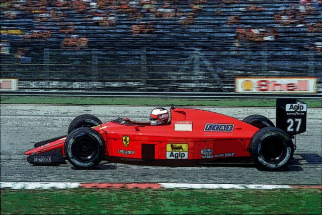 取寄せTMK369 タメオキット 1/43 フェラーリ F1-89 Brazilian