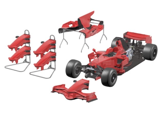 取寄せ TMK382 タメオキット 1/43 フェラーリ F2008 Brazilian G.P.