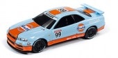ͽ��JLCP7237 LG55 1/64 �������饤�� MIJO /JL 1999 GULF R-34 GT-R 