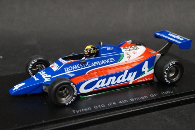 1/43 スパーク S1884 ティレル 010 4th British GP 1980#4, Boost Gear