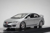 ���� 19D10-07 onemodel 1/43 �ۥ�� CIVIC Type-R FD2 Late Ver. Silver