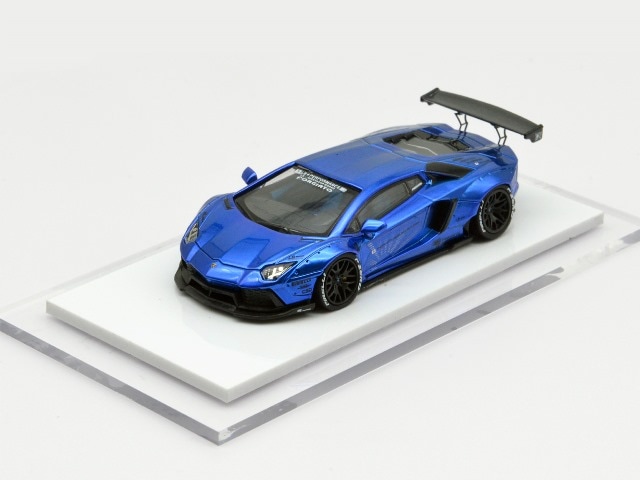 ���� LB700-009 LB��Performance 1/64 LIBERTY WALK LB Works Aventador LP700 Chrome Blue