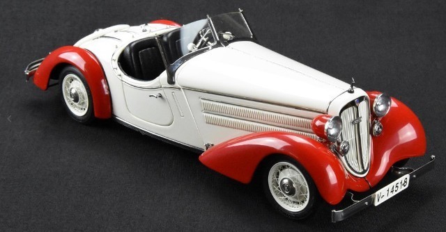 取寄せM-075C CMC 1/18 アウディ 225 Front Roadster 1935 レッド